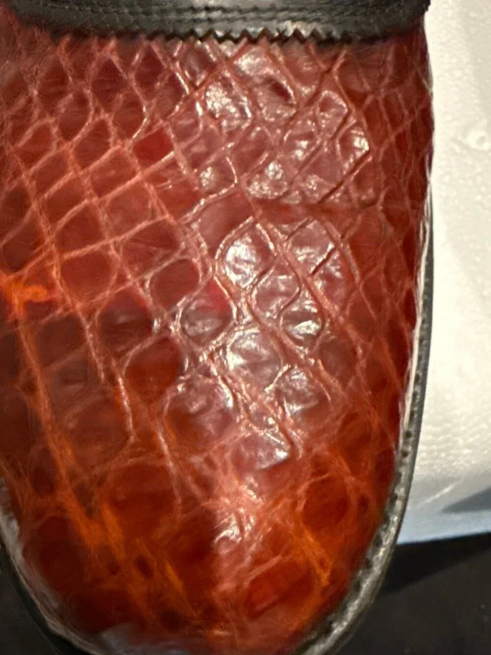 Men's Vintage Bespoke Lee Kee Alligator Saddle Shoes